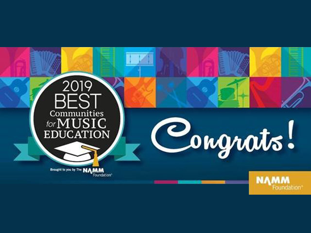 For the fourth year, Greenville County Schools has been honored with the Best Communities for Music Education