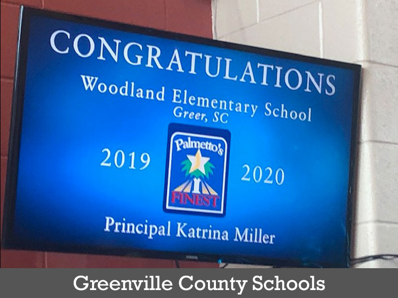 Woodland Elementary Named Palmetto’s Finest