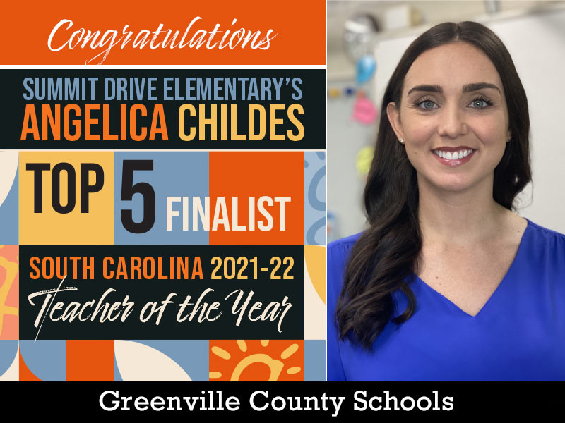 Angelica Childes, Finalist in State Teacher of the Year