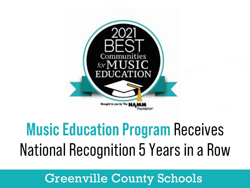Music Education Program Receives National Recognition 5th Year in a Row