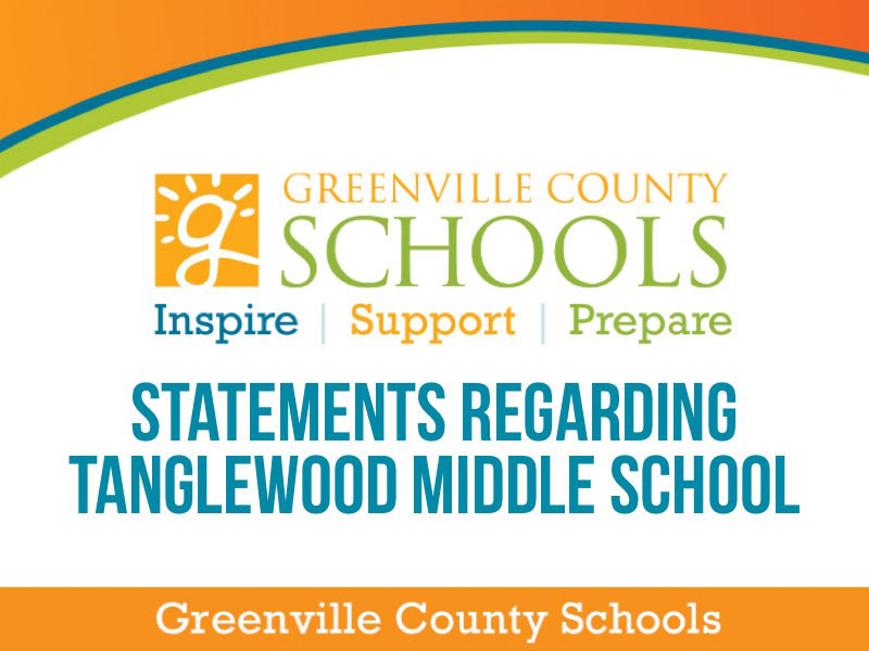 Statement Regarding Tanglewood Middle School
