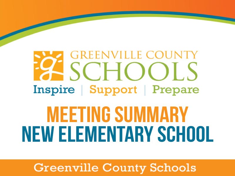 Neighborhood Meeting for New Elementary School