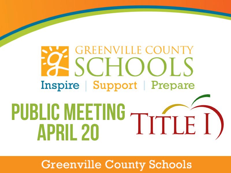 Title I Public Meeting set for Wednesday, April 20
