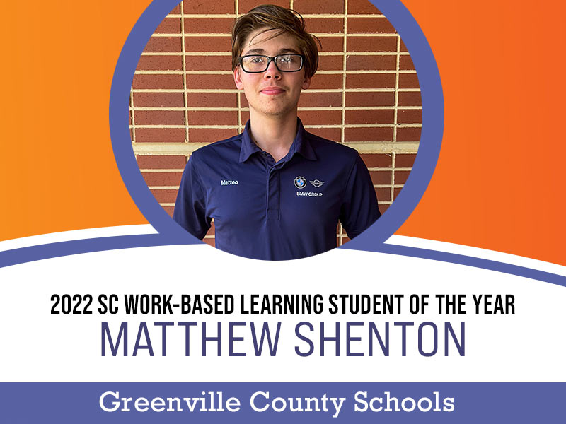 2022 SC Work-Based Learning Student of the Year