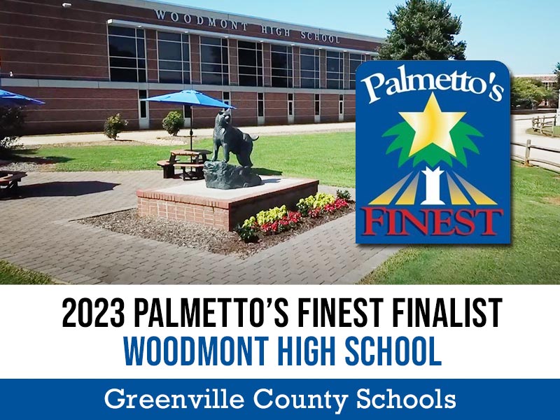 Woodmont High School Selected as Palmetto’s Finest Awards Finalist