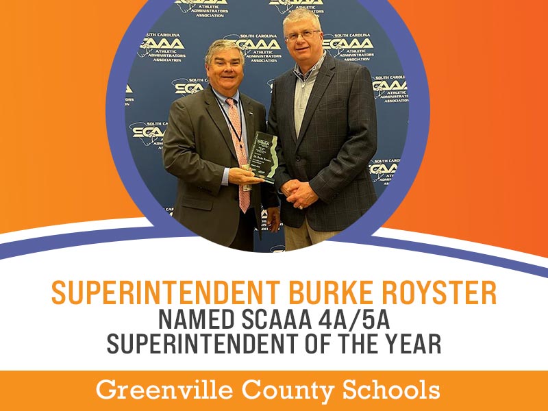 Dr. Burke Royster Named 4A/5A Superintendent of the Year