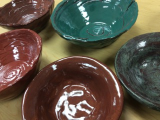 Specially-made artist bowls will be available for sale