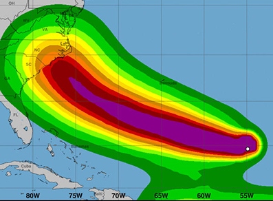 GCS Monitors Hurricane Florence