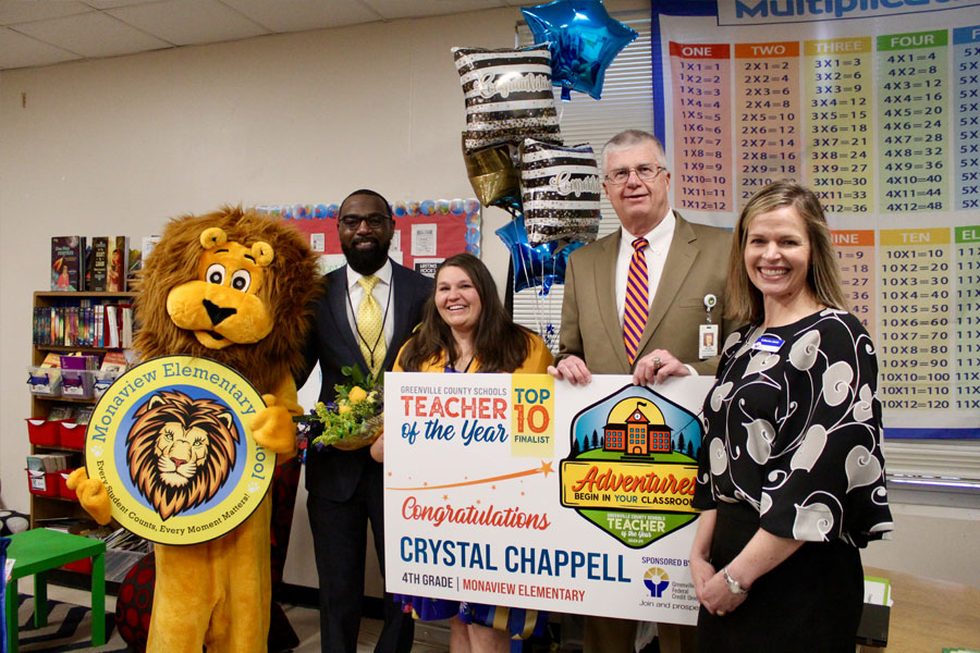 Crystal Chappell, 4th Grade Teacher at Monaview Elementary