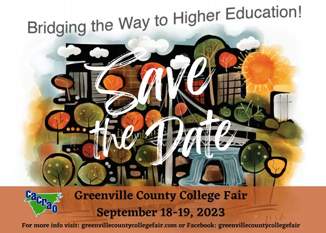 College Fair 2023 - Save the Date - September 18-19, 2023