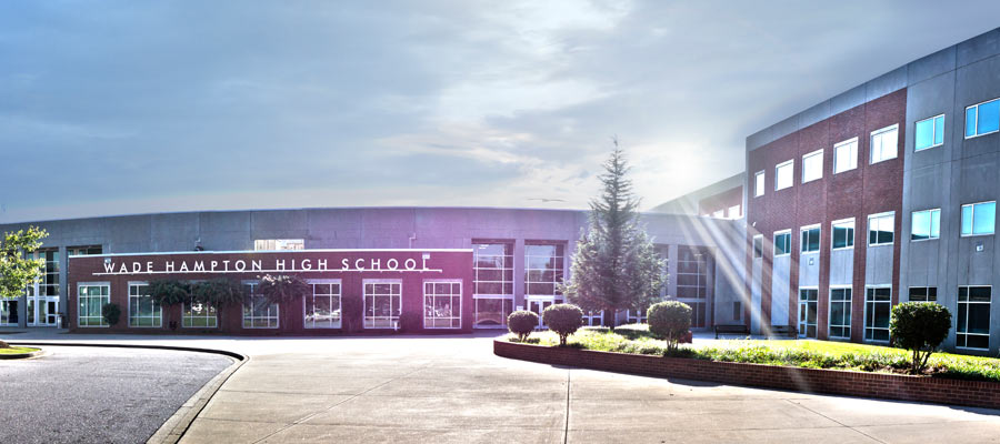 Wade Hampton High Building