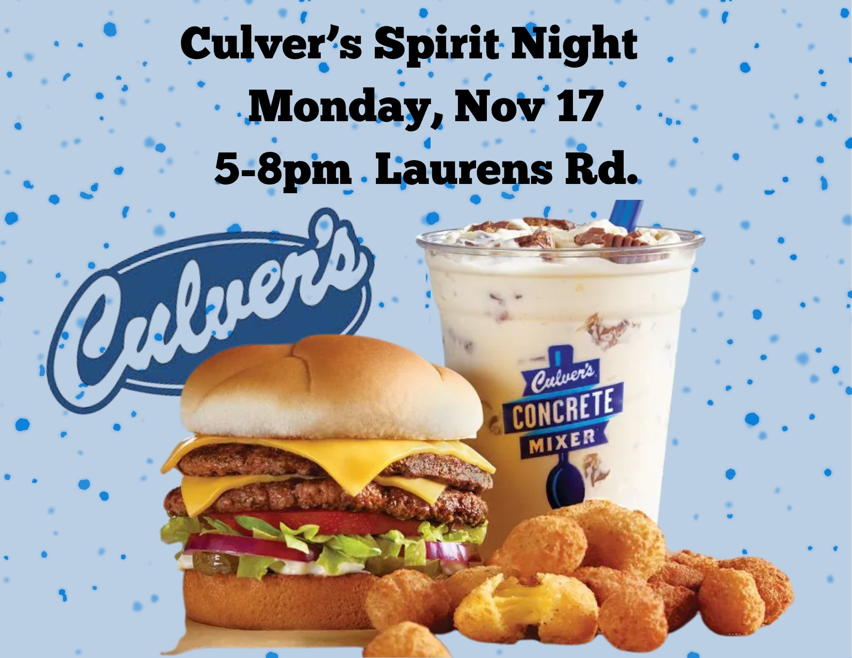 culver's spirit night