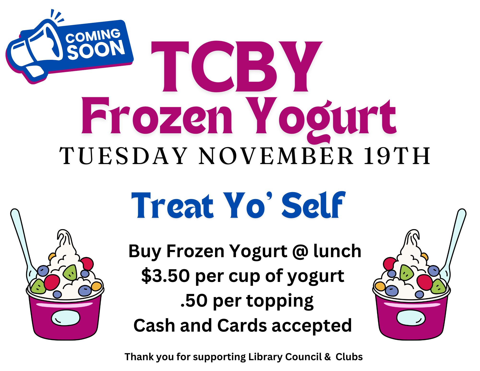 TCBY Fundraiser