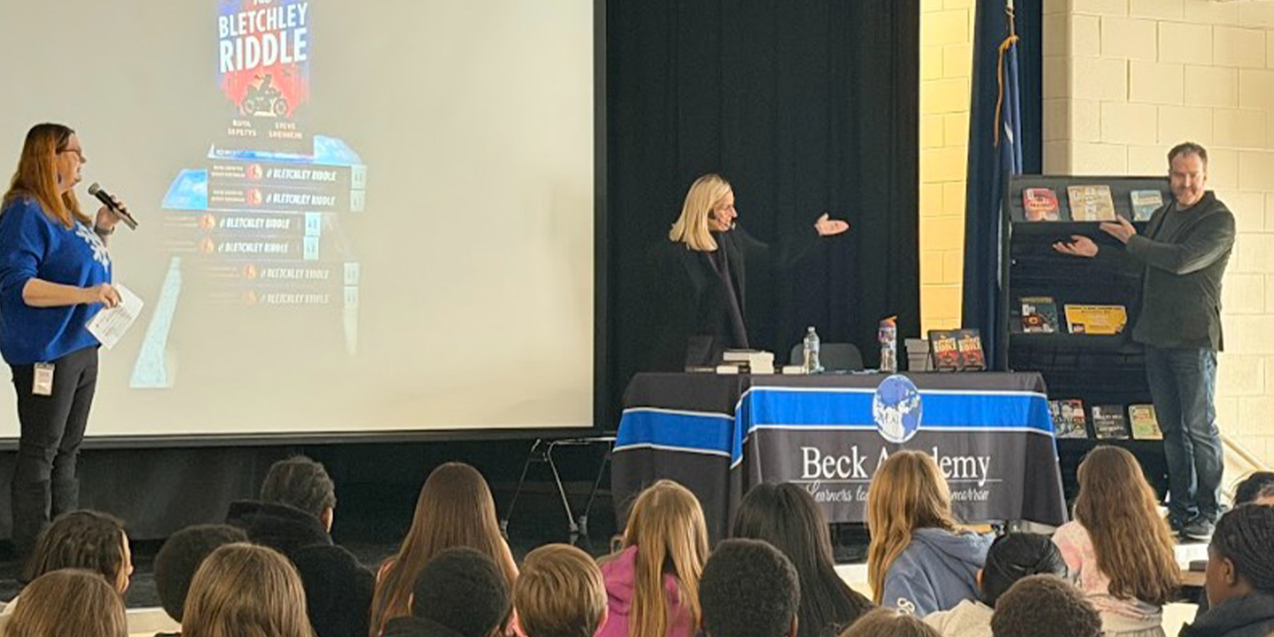 Author Visit 2026- Ruta Sepetys & Steve Sheinkin