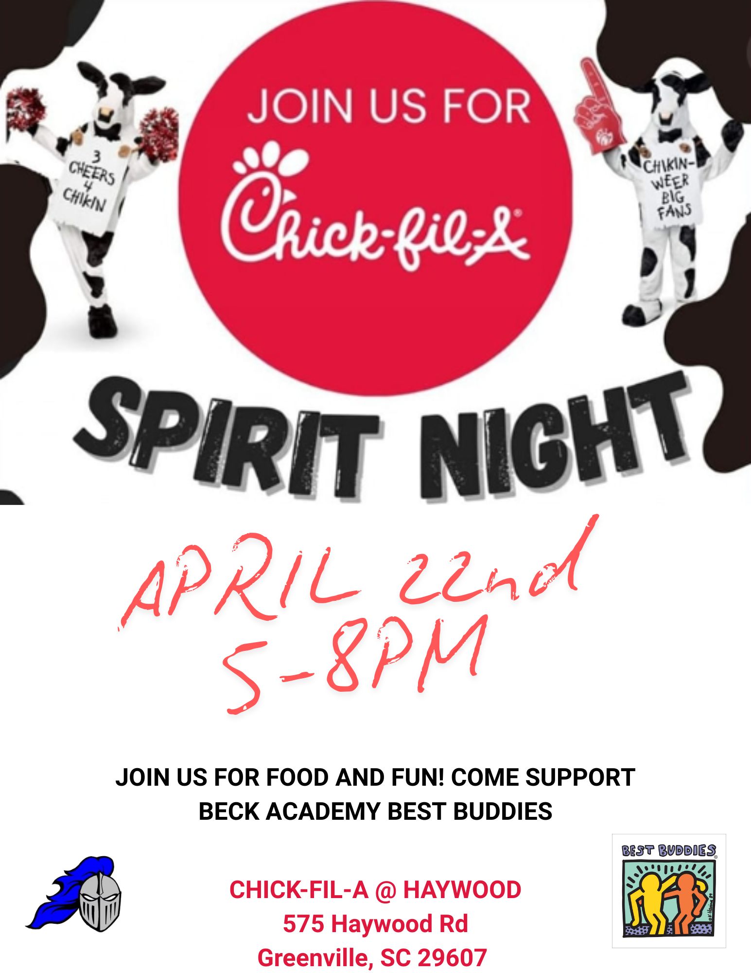 Chick-fil-a Spirit Night