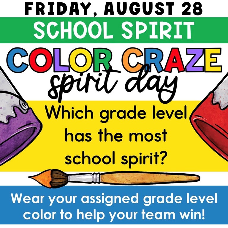 Color Craze Spirit Day