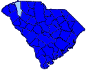 Berea location in South Carolina - map