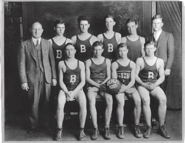 Berea State High School  Basketball 1935 - Record:  16-2   B League and B Loving Cup Championship  - Mr. J.M. 