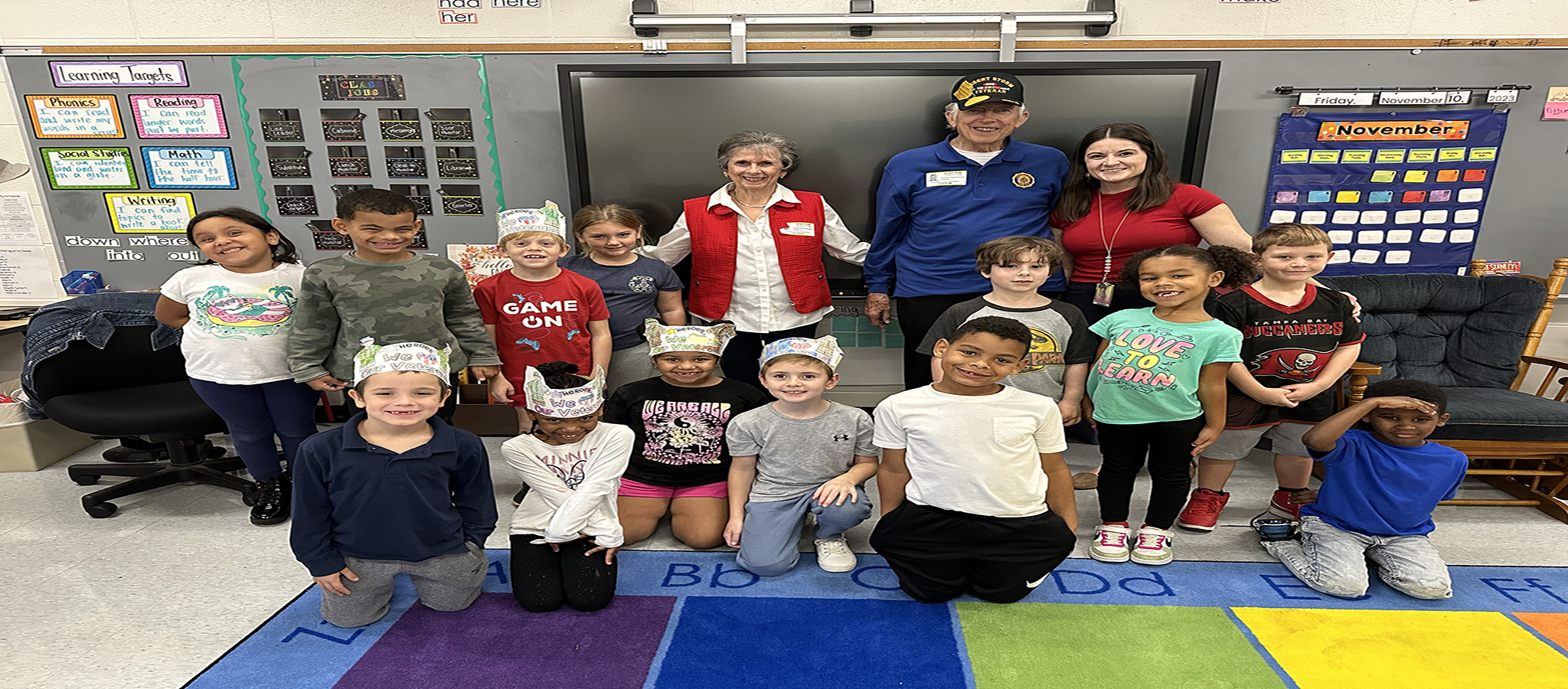 Students on Veterans Day