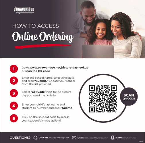 Online Picture Ordering instructions