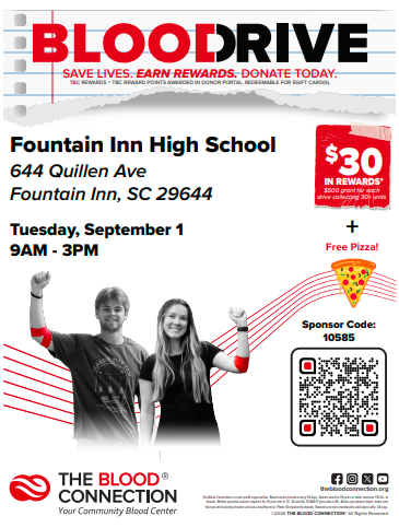 Blood Drive Graphic