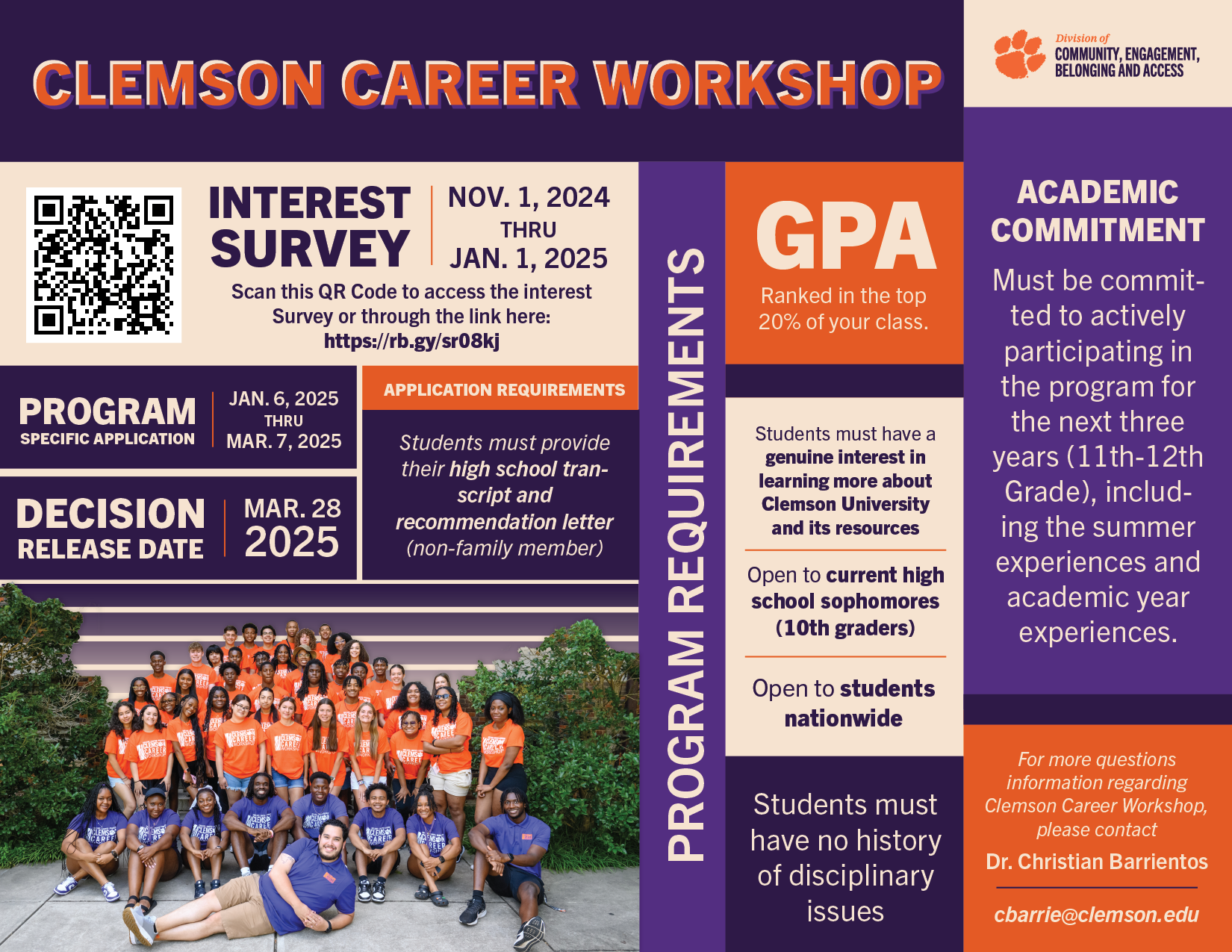 Clemson Career Workshop