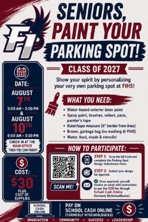 Senior Paint Your Spot Reminder