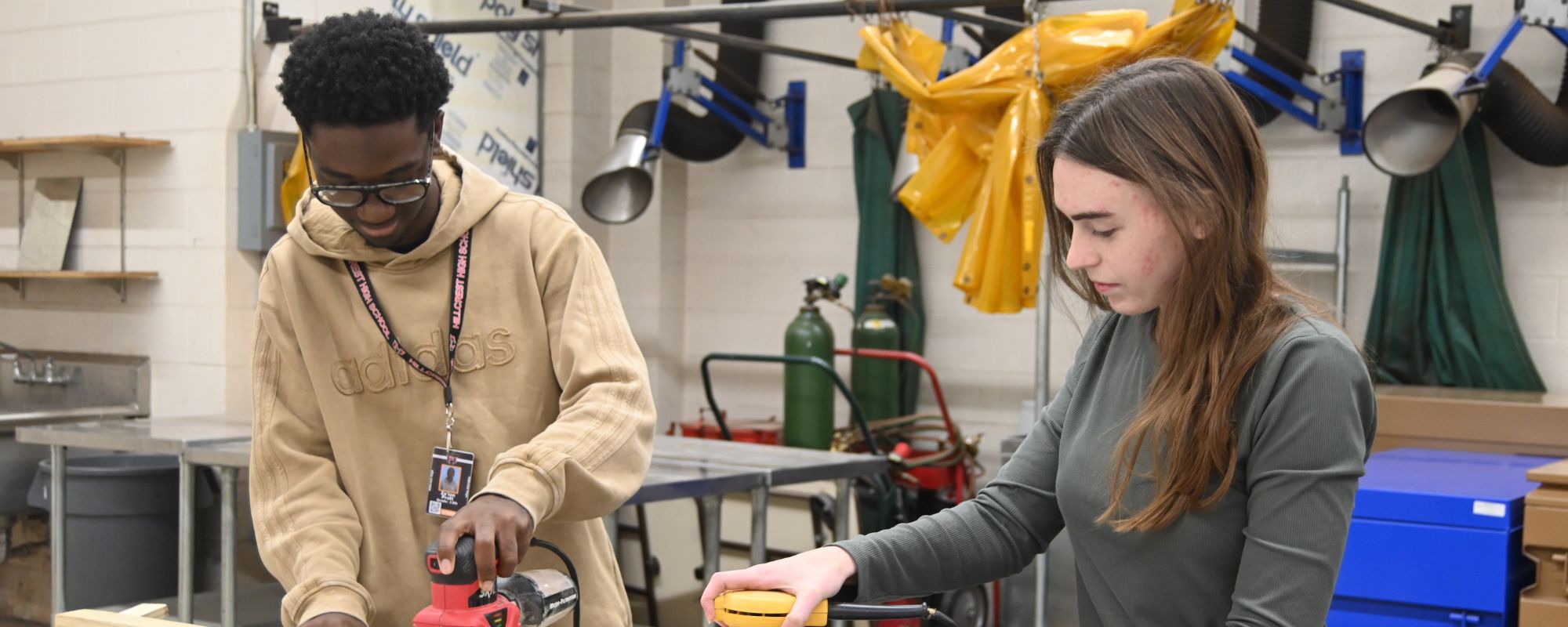 Soloist male singer with choir in background