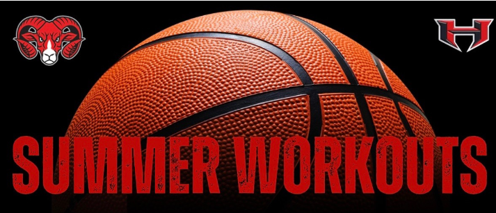 Image is black with the Hillcrest H and Ram as well as a basketball.