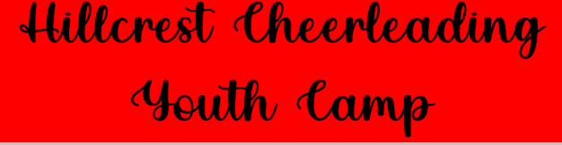Image is red with black writing
