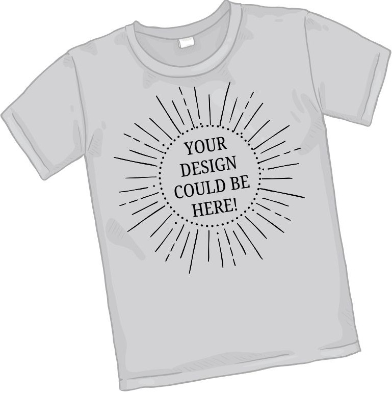icon: t-shirt with simple design