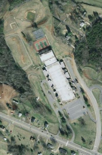 Northwest Middle School - aerial view - Click to enlarge