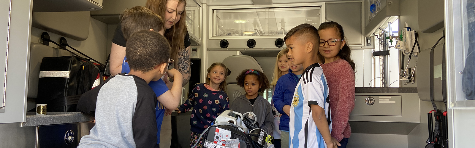 K5 Tours an Ambulance