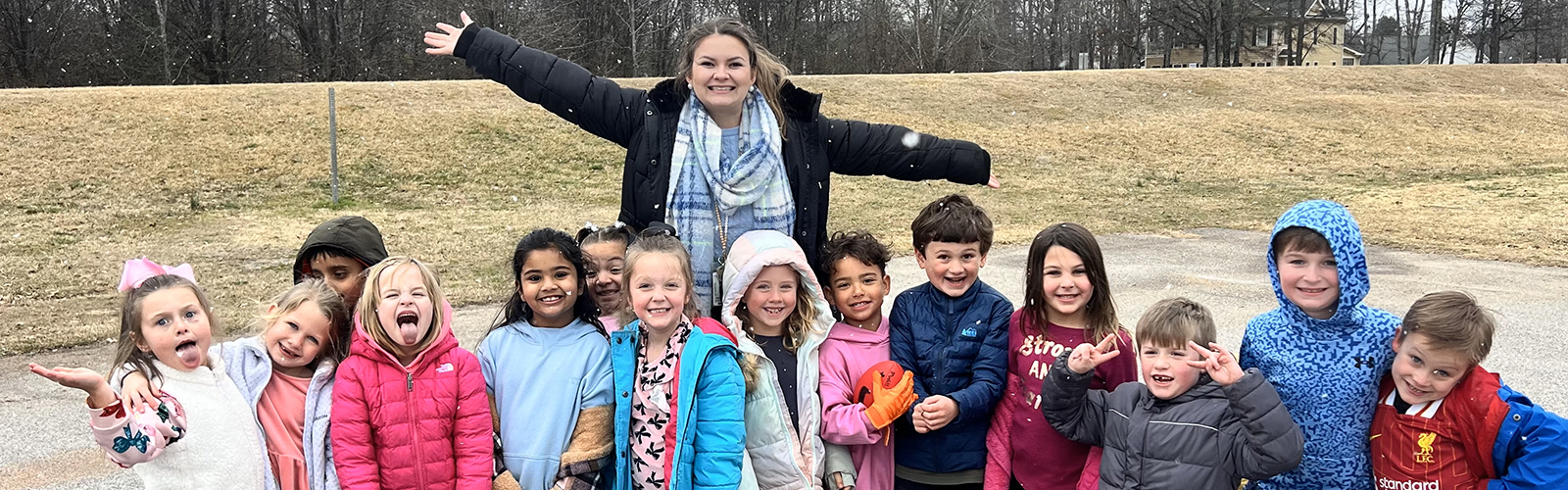 1st Graders Enjoying the Snow