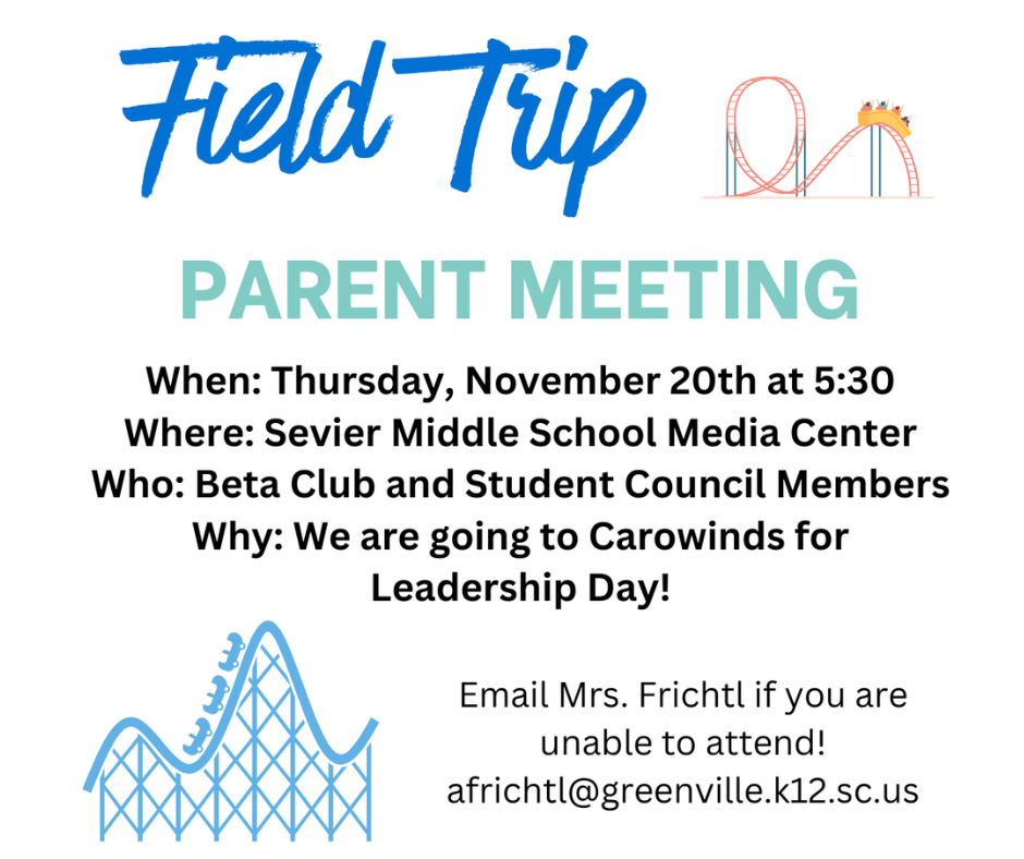 image of attached PDF for Beta Club and Student Council Parent Mtg.