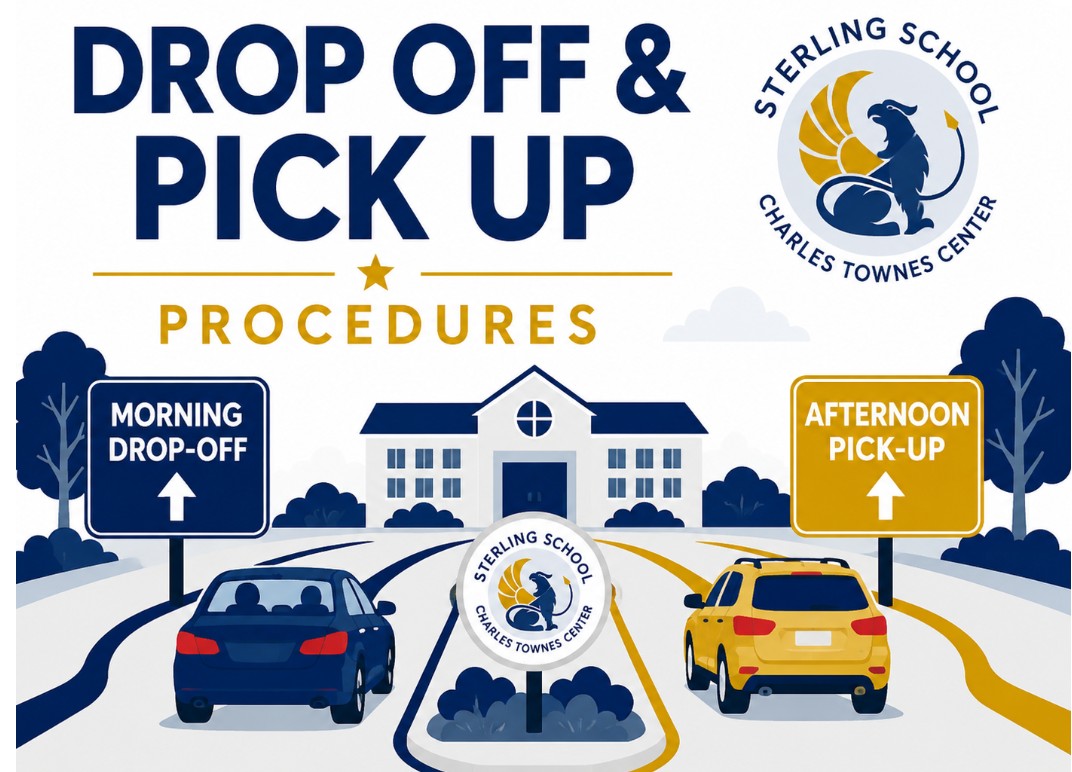 Carpool line at Sterling School
