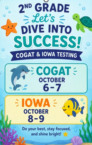 CogAT Testing Announcement